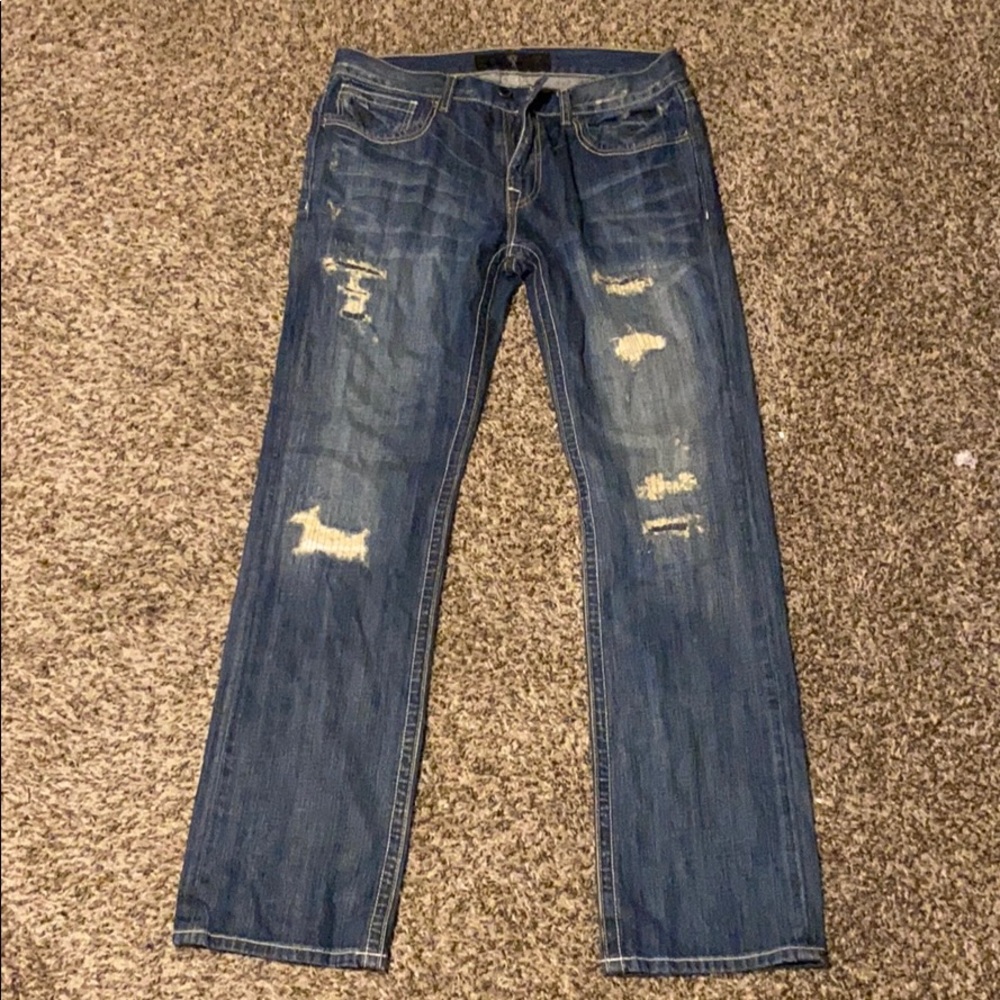 Never worn nice blue jeans